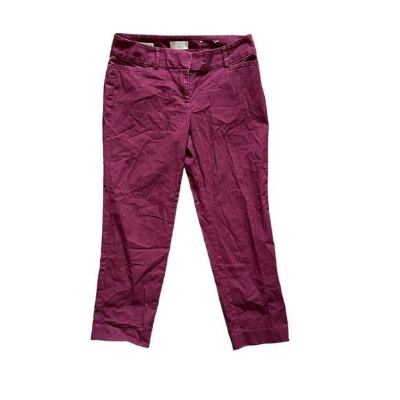 LOFT Original Ankle Slim Pants Business Casual Work Office Chinos Trousers 2P - Picture 1 of 6